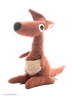 Игрушка мягкая (Kichi Kangaroo, 28 см). Gund. Цвет: коричневый