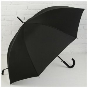 Мини-зонт , полуавтомат, 8 спиц, черный FABRETTI. Цвет: черный