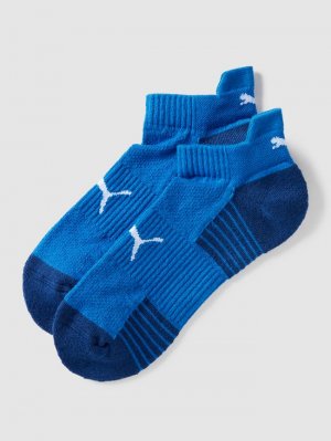 Носки-кроссовки с этикеткой, в упаковке 2 шт., модель Cushioned, синий PUMA