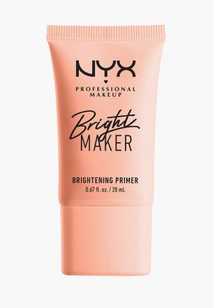 Праймер для лица Nyx Professional Makeup осветляющий THE BRIGHT MAKER PRIMER, 20 мл. Цвет: бежевый