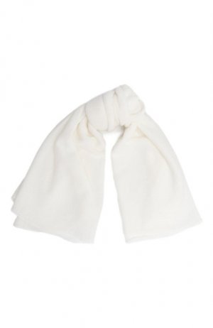 Шерстяной шарф Catya. Цвет: белый