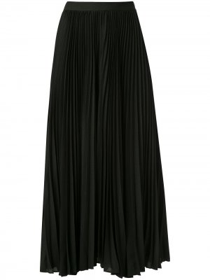 Плиссированная юбка миди CK Calvin Klein. Цвет: черный