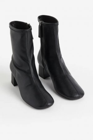 Сапоги-носки до щиколотки , черный H&M