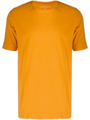 Классическая футболка с нагрудным карманом Circolo 1901. Цвет: оранжевый