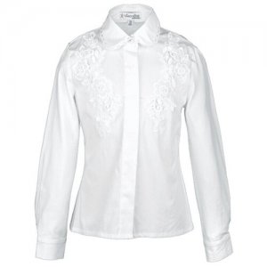 Блузка для девочки CK0156 цвет белый 7 лет Ciao Kids Collection. Цвет: белый