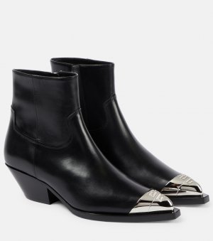 Кожаные ботинки в стиле вестерн, черный Givenchy