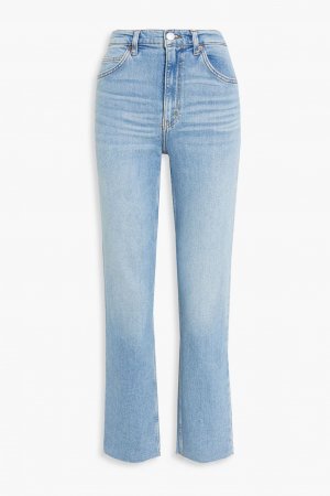 Прямые джинсы с высокой посадкой в стиле 70-х годов RE/DONE, синий Re/done