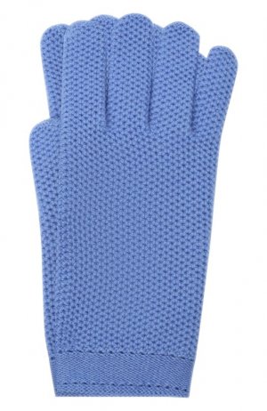Кашемировые перчатки Loro Piana. Цвет: синий