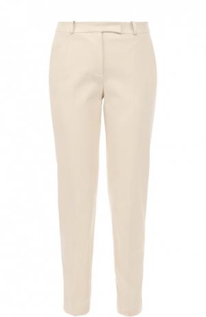 Хлопковые брюки прямого кроя с карманами Loro Piana. Цвет: кремовый