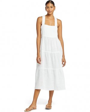Платье Canyon Linen Midi, белый Vitamin A