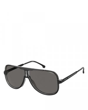 Поляризованные солнцезащитные очки-авиаторы, 64 мм , цвет Black Carrera