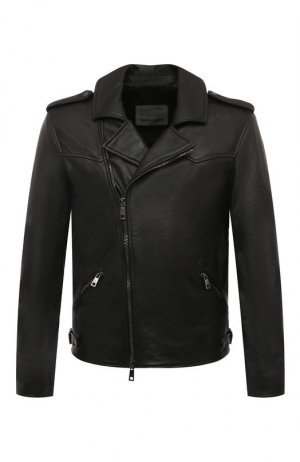 Кожаная куртка Giorgio Brato. Цвет: чёрный