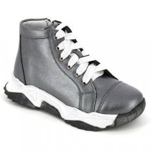 Ботинки , размер 28, серый, серебряный Тотто. Цвет: серый/серебристый
