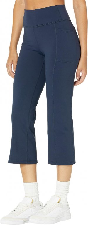 Укороченные брюки GO WALK с высокой талией SKECHERS, цвет Blue Iris Skechers