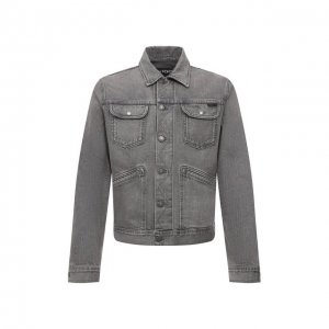 Джинсовая куртка Tom Ford. Цвет: серый