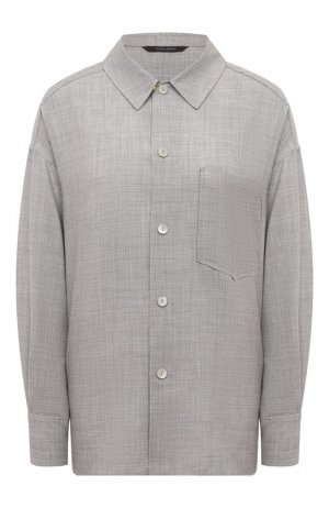 Кашемировая блузка Colombo. Цвет: серый