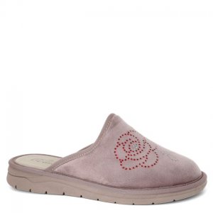 Домашняя обувь Axa. Цвет: бежево-розовый