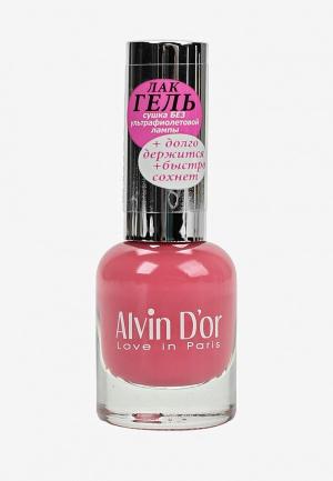 Гель-лак для ногтей Alvin Dor D'or тон 1655 15 мл. Пастельно-розовый. Цвет: розовый