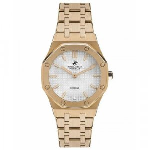 Наручные часы BP3161X.430, золотой, серебряный Beverly Hills Polo Club. Цвет: золотистый/золотой/серебристый