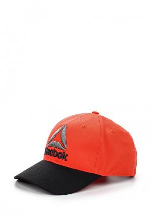 Бейсболка Reebok OS BASEBALL CAP. Цвет: коралловый