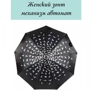 Смарт-зонт , черный Sponsa. Цвет: черный