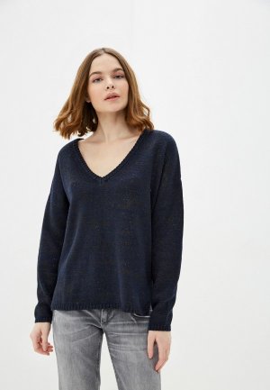 Пуловер Nice & Chic. Цвет: синий