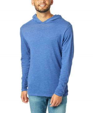 Мужской пуловер с капюшоном из эко-джерси keeper , мульти Alternative Apparel
