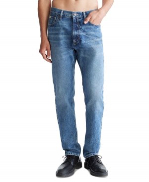 Мужские стандартные эластичные джинсы прямого кроя Calvin Klein