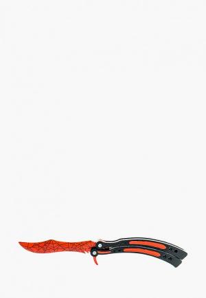 Игрушечное оружие Maskbro Нож-бабочка. Цвет: красный