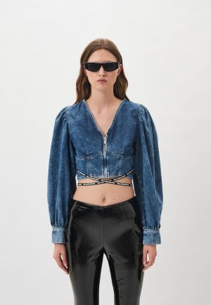 Блуза Karl Lagerfeld Jeans. Цвет: синий