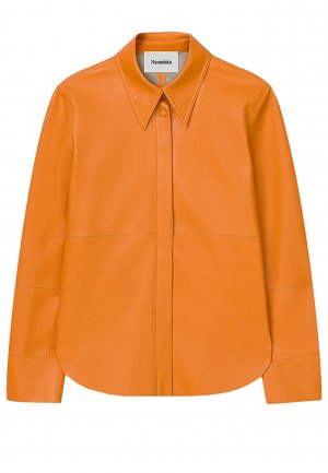 Рубашка NANUSHKA. Цвет: оранжевый