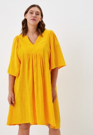 Платье Love Vita. Цвет: желтый
