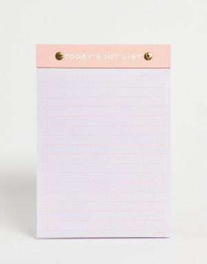 Сиреневый блокнот для планирования Typo-Фиолетовый цвет TYPO
