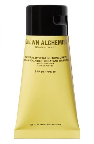 Солнцезащитный увлажняющий крем для лица SPF 30 (50ml) Grown Alchemist. Цвет: бесцветный
