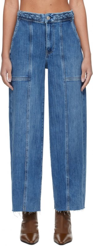 Синие джинсы с плетением Frame