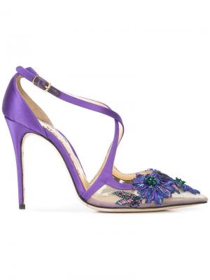 Туфли Daphne с декором в виде цветов Marchesa
