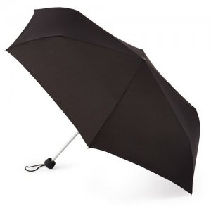 Зонт E483-01 Black, черный, женский FULTON