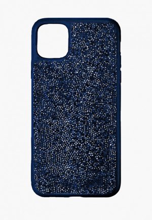 Чехол для iPhone Swarovski® 12/12 Pro Glam Rock. Цвет: синий