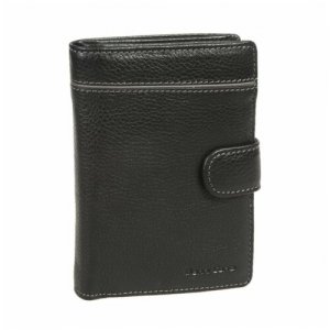 Мужское кожаное портмоне с обложкой для автодокументов 1818451 black Gianni Conti. Цвет: черный
