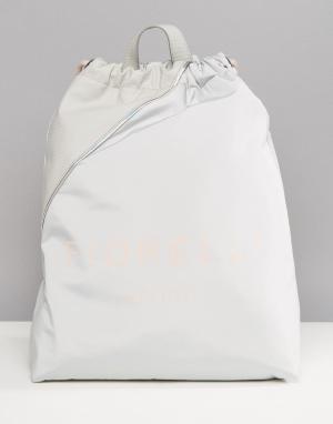 Серый спортивный рюкзак на шнурке Sport Elite Fiorelli. Цвет: серый