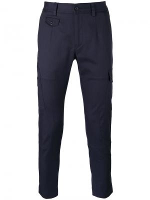 Классические брюки чинос Dolce & Gabbana. Цвет: синий