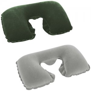 Подушка для шеи , 1 шт., серый, зеленый Bestway. Цвет: серый/зеленый