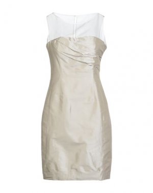 Короткое платье NVL. Цвет: светло-серый