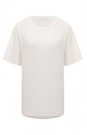 Хлопковая футболка SLVRLAKE. Цвет: белый