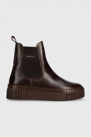 Кожаные ботинки челси Snowmont , коричневый Gant