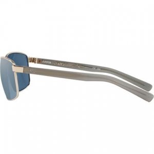 Поляризационные солнцезащитные очки Ponce 580P Costa, цвет Shiny Silver Frame/Gray COSTA