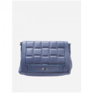 Женская сумка, , зима, цвет синий Marina Creazioni. Цвет: синий