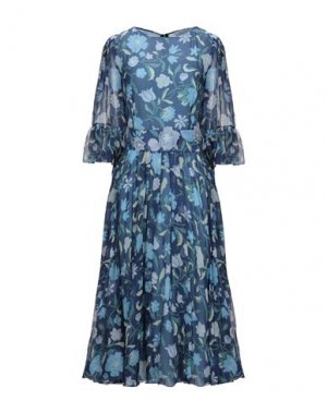 Платье длиной 3/4 LUISA BECCARIA. Цвет: синий
