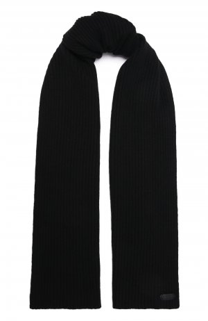 Кашемировый шарф Brioni. Цвет: чёрный