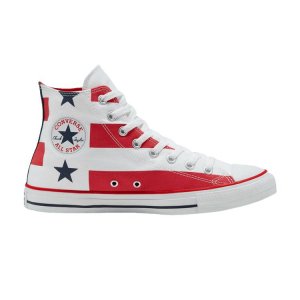 Кроссовки унисекс Chuck Taylor All Star High Stars & Stripes Белый университетский красный 167836F Converse